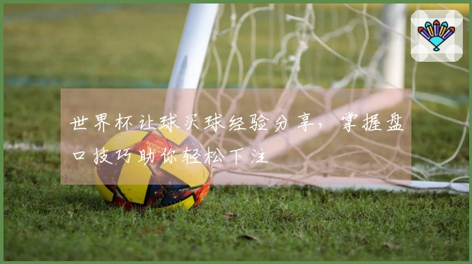 世界杯让球买球经验分享，掌握盘口技巧助你轻松下注